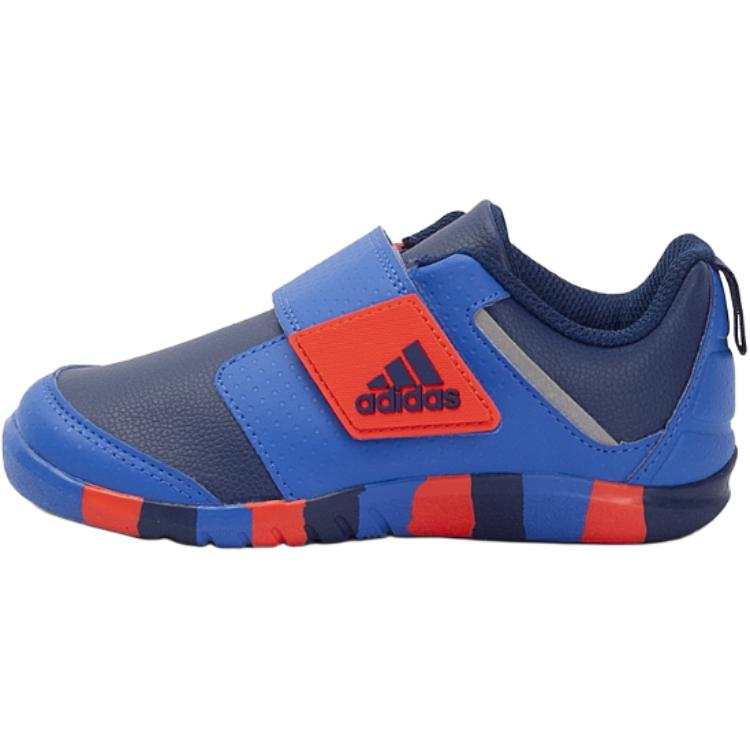 Adidas Adidas Fortaplay Ac I Synthetic Leather Slip Resistant Abrasion Resistant Low top Toddler Shoes Blue Infant And Toddler