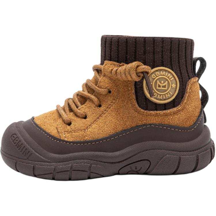EBMINI Slip Resistant Anti Kick Abrasion Resistant Lightweight Cushioning Thermal High top Toddler Shoes