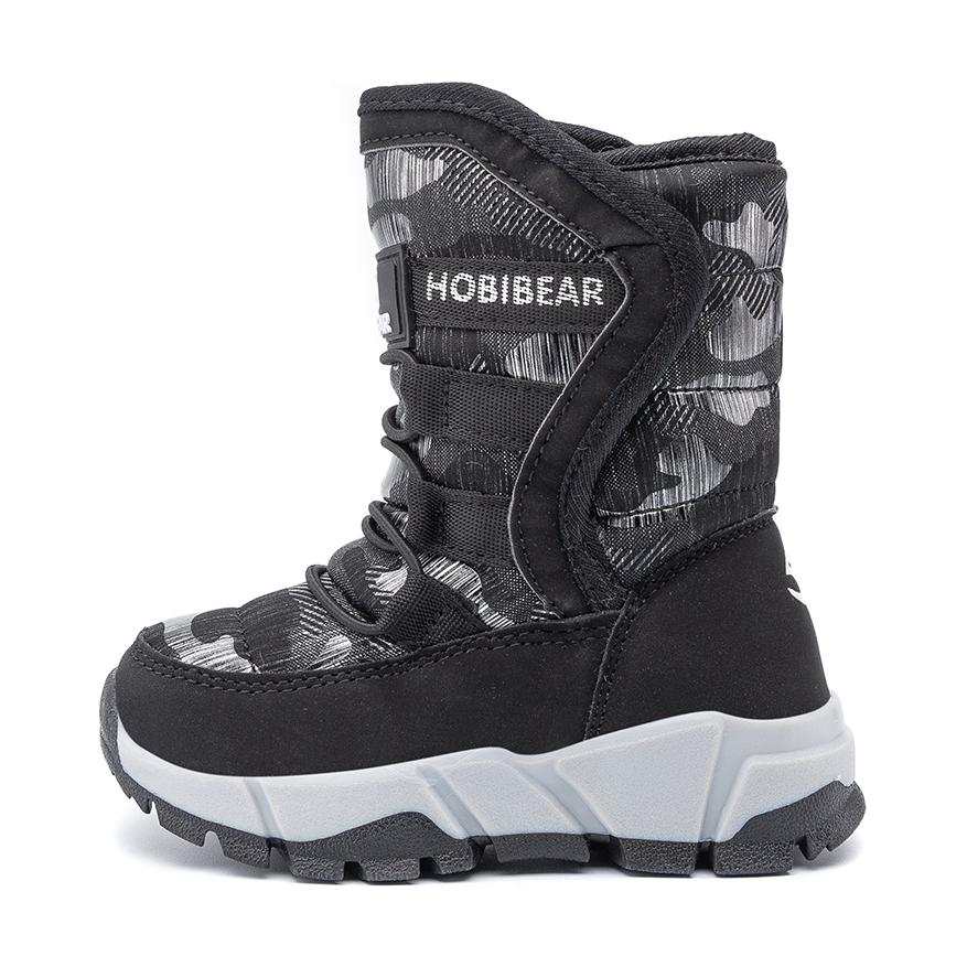 HOBIBEAR Synthetic Leather Fleece Lined Thermal Thickened, Slip Resistant Abrasion Resistant Cushioning Anti Kick
