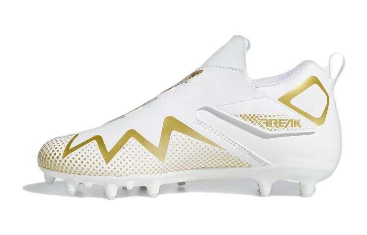 Adidas Adidas Freak Slip Resistant Cushioning Abrasion Resistant Low top Kids' Soccer Shoes White Gold Kids'