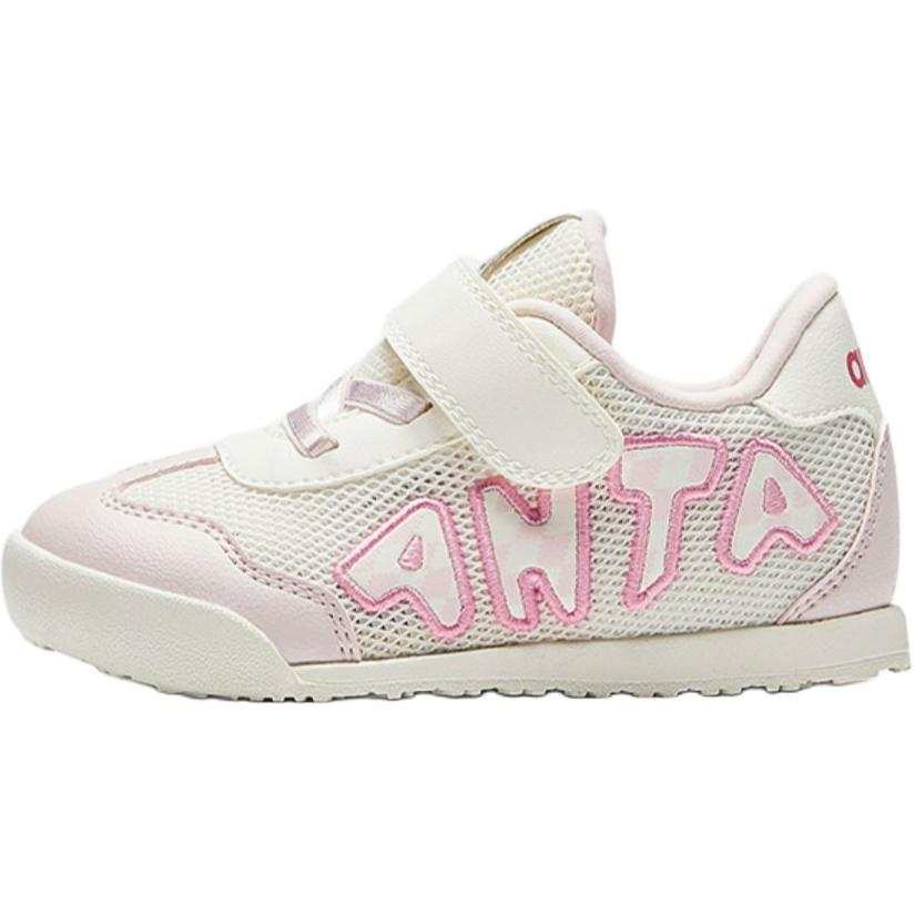 Antakids Synthetic Leather Slip Resistant Abrasion Resistant Low top Toddler Shoes White Infant And Toddler