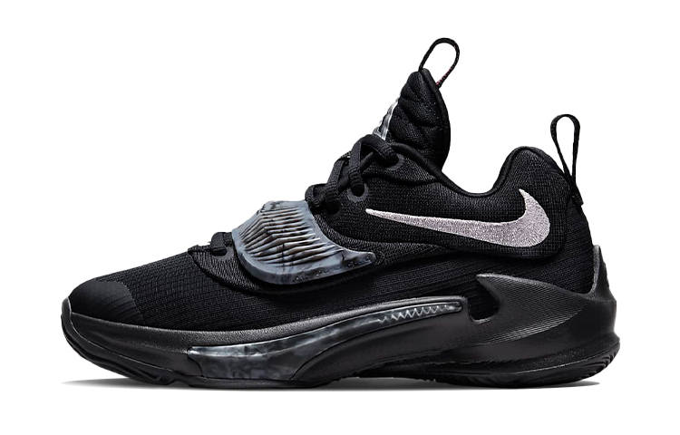 Nike Nike Zoom Freak 3 Slip Resistant Cushioning Abrasion Resistant Rebound Low top Basketball Shoes Black Unisex