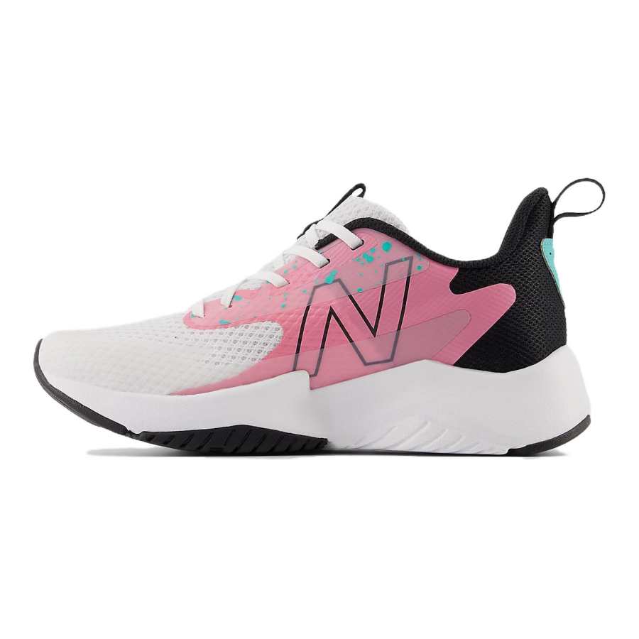 New Balance New Balance V2 Comfortable Abrasion Resistant Kids' Running Shoes White Pink Kids'