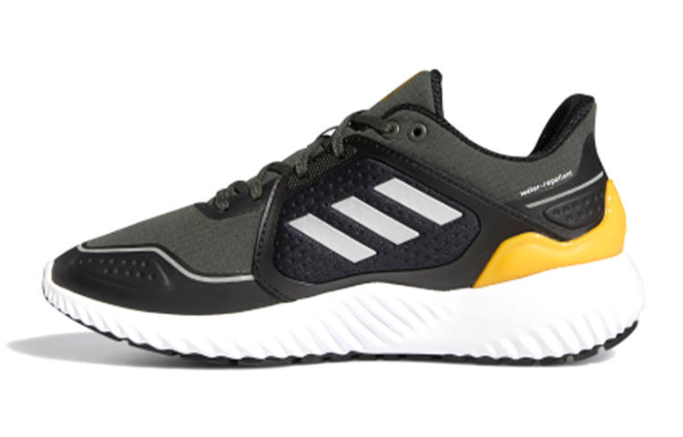 Adidas Adidas Climawarm Bounce J Abrasion Resistant Low top Running Shoes Black White Yellow Teenagers