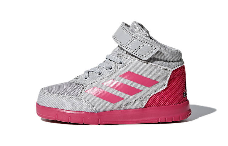 Adidas Adidas Altasport Mid Abrasion Resistant Mid top Toddler Shoes Gray Pink Infant And Toddler