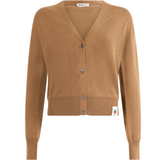 Bally V-neck ribbed cardigan