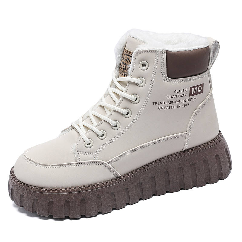 M.M Party Fleece Lined, Fashion Trend Versatile Thermal Abrasion Resistant Thermal Abrasion Resistant Snow Boots Kids'
