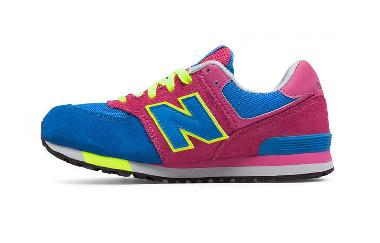 New Balance New Balance NB 574 Cut And Paste Low top Kids' Running Shoes Purple Blue Children Aged 3 7 Years Old