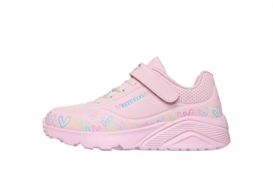 Skechers Kids JGoldcrown x Skechers Kids UNO Cushioning Breathable Low top Kids Lifestyle Shoes Light Pink Kids'