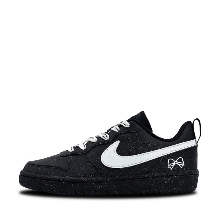 Nike Nike Court Borough Leisurely Leather Slip Resistant Anti Kick Abrasion Resistant Low top Kids' Skateboarding Shoes