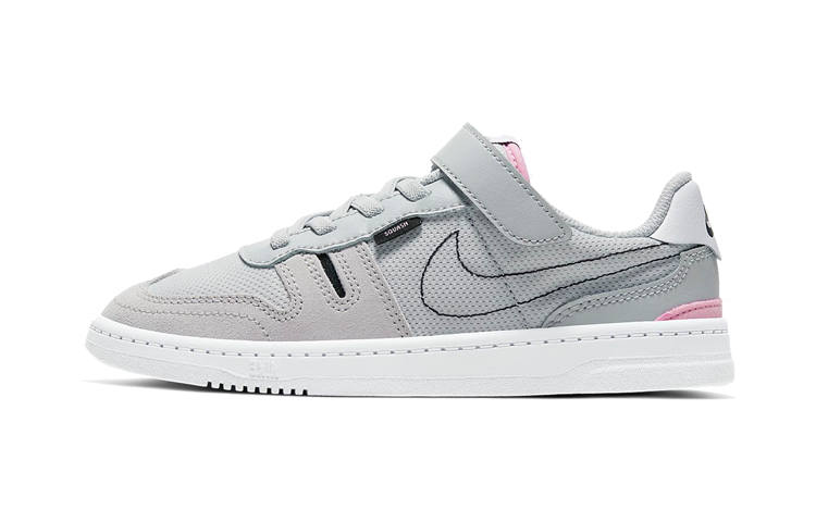 Nike Nike Squash Type Low top Kids' Skateboarding Shoes Mist Gray Children Aged 3 7 Years Old