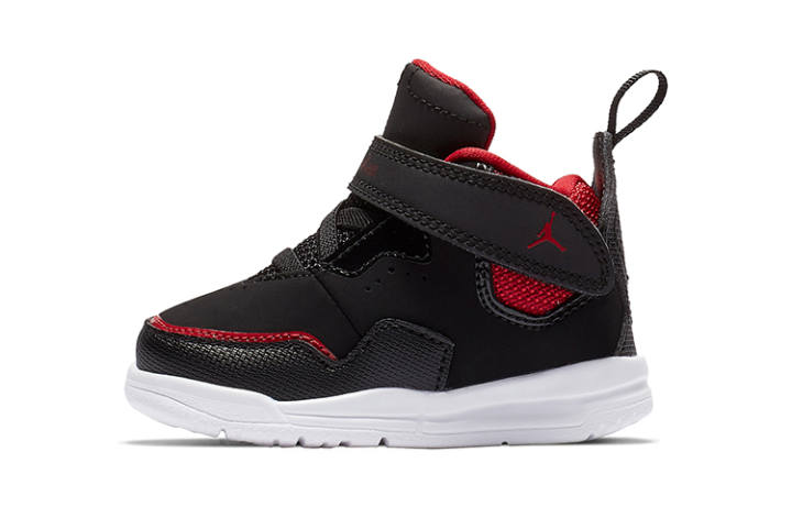 Jordan Jordan Courtside 23 Air TD Comfortable Toddler Shoes Black Red Infant And Toddler