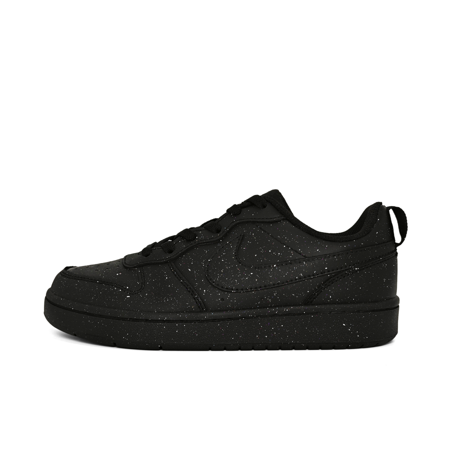 Nike Nike Court Borough Galaxy Vast Leather Slip Resistant Abrasion Resistant Low top Kids' Skateboarding Shoes Black