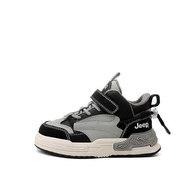 Jeep Synthetic Leather Abrasion Resistant High top Kids Lifestyle Shoes Kids'