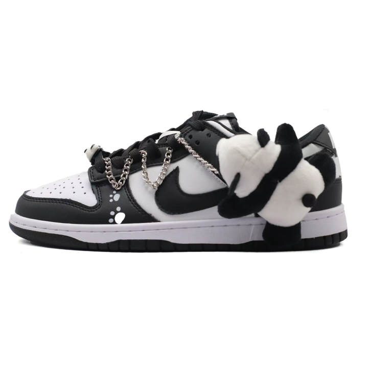 Nike Nike Dunk 'Black' Leather Slip Resistant Abrasion Resistant Slip Resistant Abrasion Resistant Low top