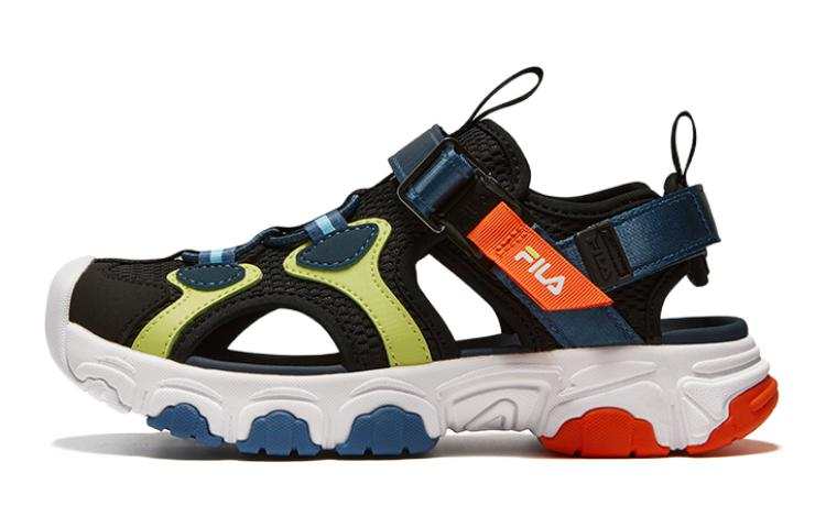 FILA KIDS Abrasion Resistant Children's Sandals Black Blue Gray Kids'