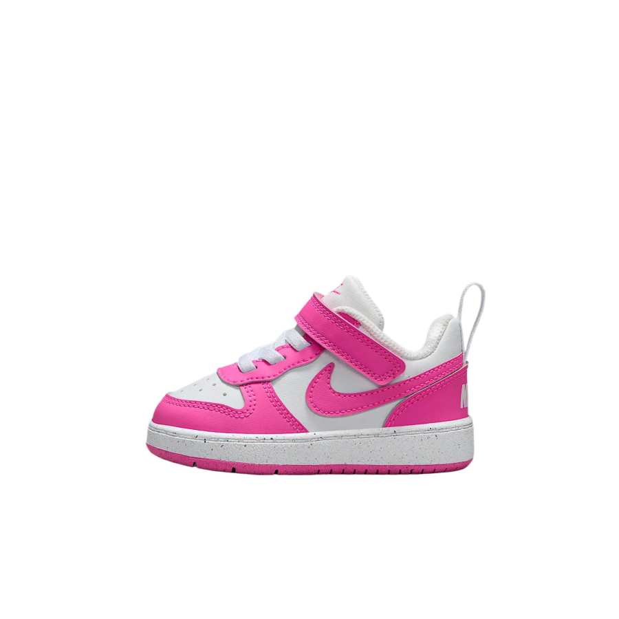 Nike Nike Court Borough Low top Toddler Shoes White Laser Fuchsia Infant And Toddler