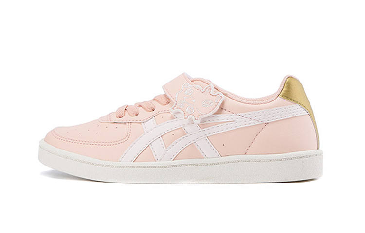 Onitsuka Tiger Slip Resistant Abrasion Resistant Low top Kids' Skateboarding Shoes Pink Children Aged 3 7 Years Old
