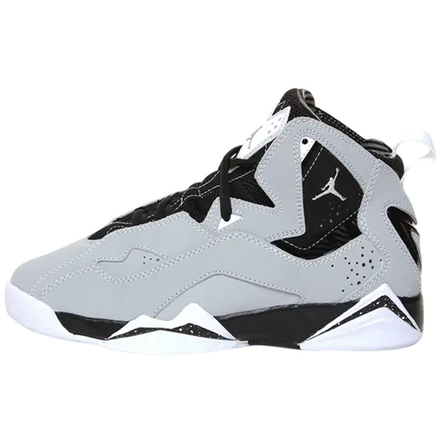 Jordan Jordan True Flight High top Basketball Shoes Gray Black Unisex