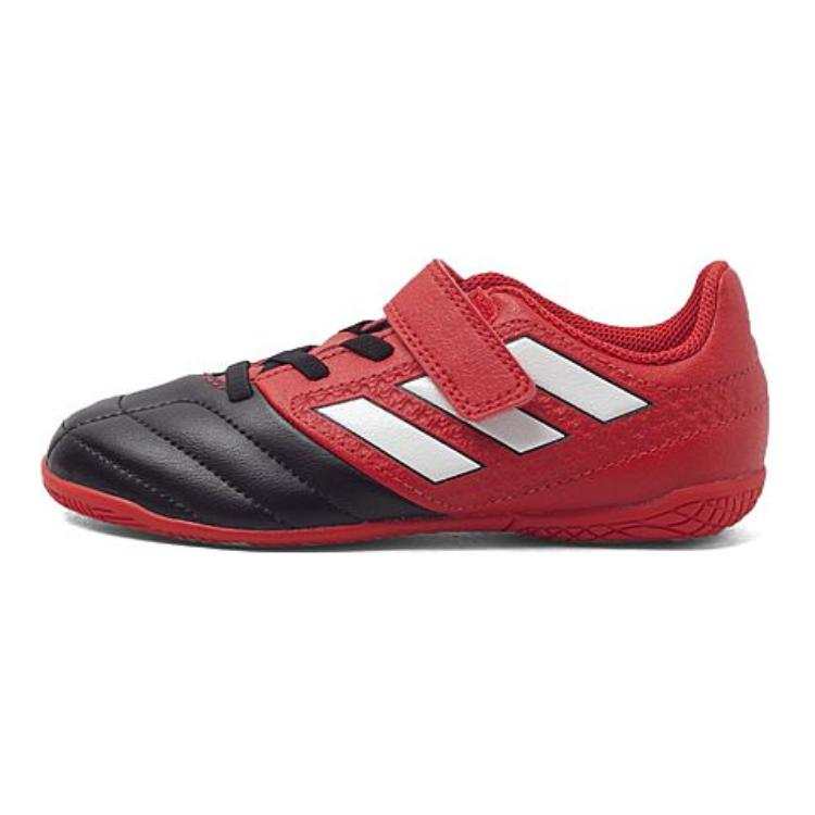 Adidas Adidas Ace 17.4 J Abrasion Resistant Low top Soccer Shoes Black Red Kids'