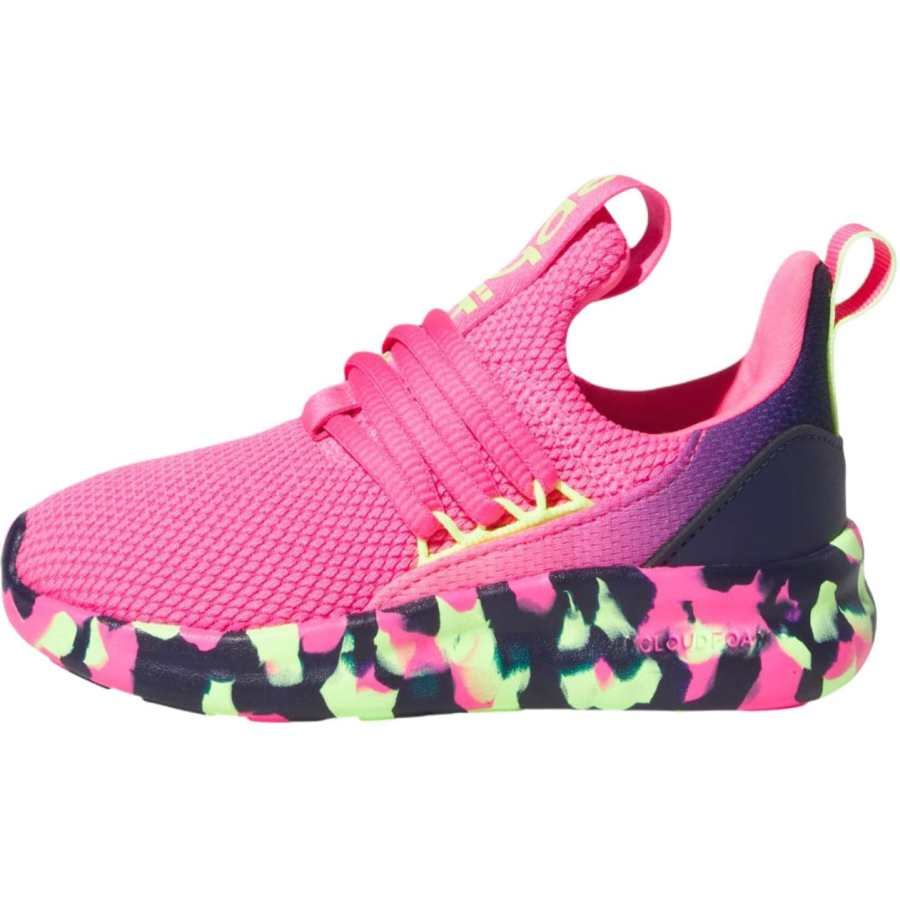 Adidas Adidas LITE RACER ADAPT 7.0 Abrasion Resistant Low top Kids' Running Shoes Pink Kids'