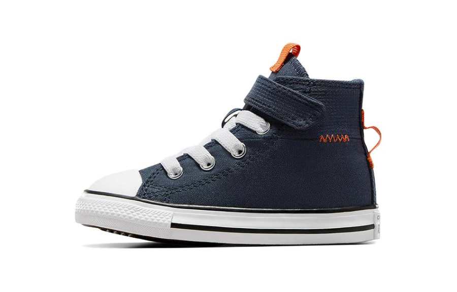 Converse Chuck Taylor All Star Easy On Utility Round Tip Cushioning Breathable High top Toddler Shoes Marine Blue