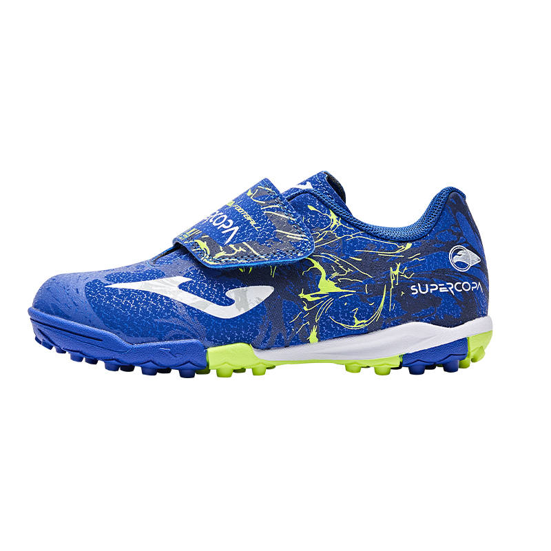 Joma Synthetic Leather Low top Kids' Soccer Shoes Blue Teenagers
