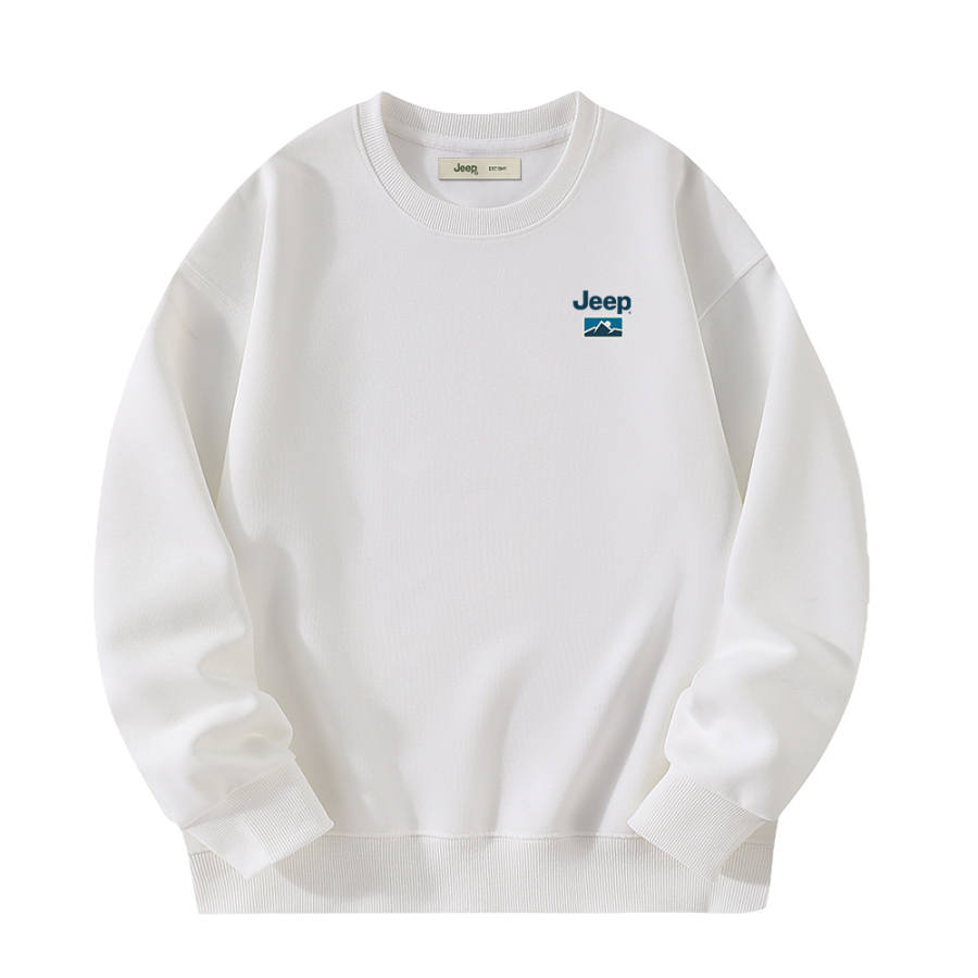 Jeep Sweatshirts Unisex Crew Neck Moderate Regular
