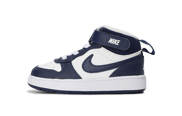 Nike Nike Court Borough 2 Abrasion Resistant Skateboard Shoes Blue White Infant And Toddler