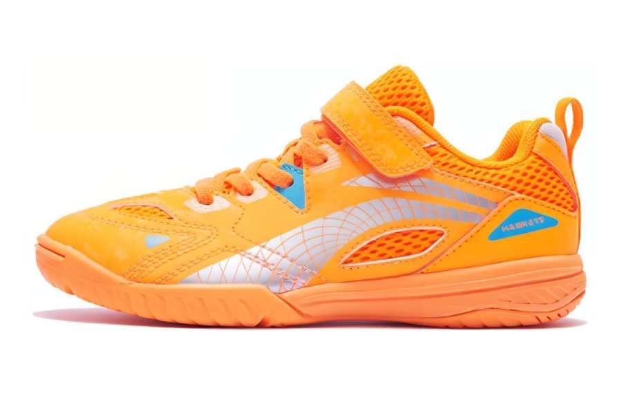 Li-Ning Li Ning Slip Resistant Abrasion Resistant Low top Kids' Running Shoes Orange Kids'
