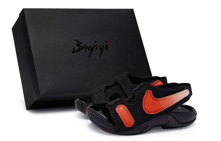 Nike Nike Sunray Adjust 6 Slip Resistant Slip Resistant Children's Sandals Black Orange Red Pre school