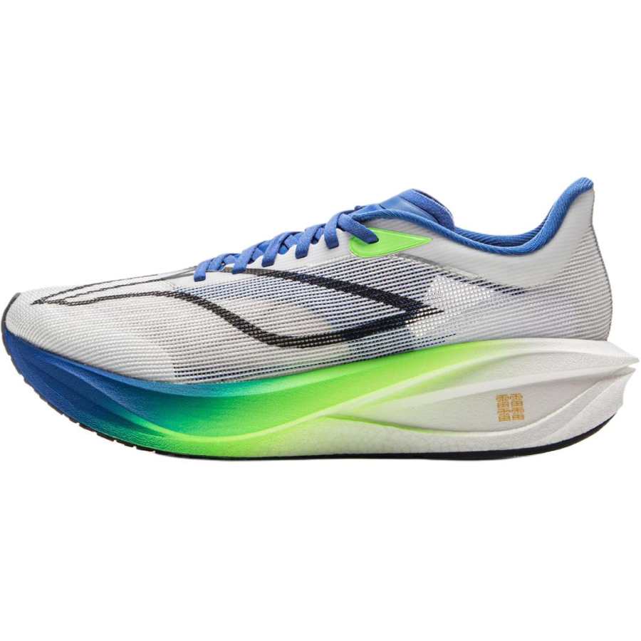 Li-Ning YOUNG Li Ning YOUNG Low top Running Shoes Gray Green Blue Unisex