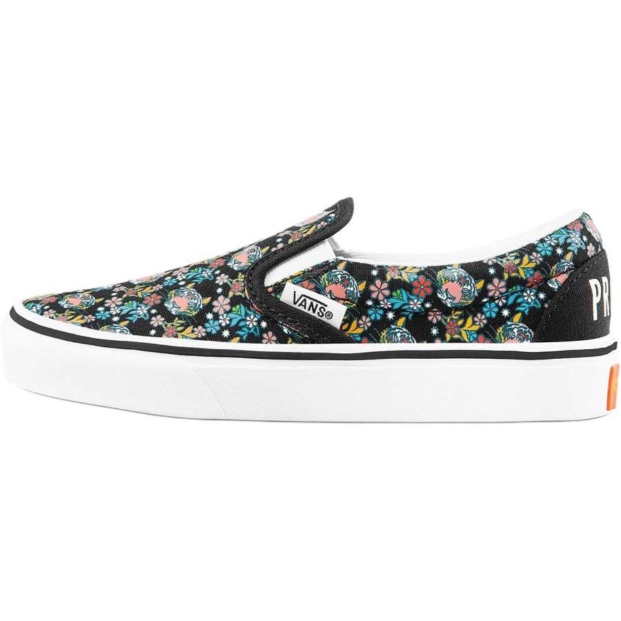Vans Y/Project x Vans Slip on Canvas Low top Kids' Skateboarding Shoes Black Children Aged 3 7 Years Old