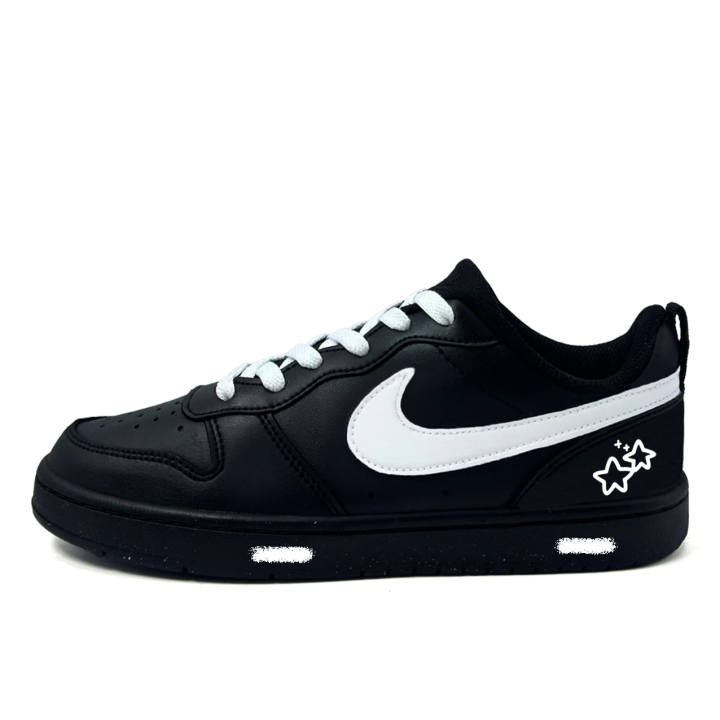 Nike Nike Court Borough Heng Movement Synthetic Leather Abrasion Resistant Slip Resistant