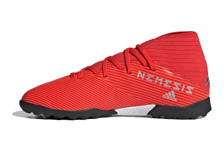 Adidas Adidas Slip Resistant Mid top Kids' Soccer Shoes Black Red Kids'