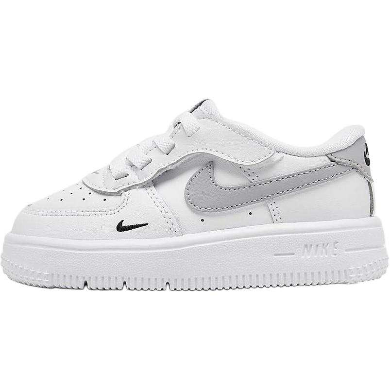 Nike Nike Synthetic Leather Slip Resistant Abrasion Resistant Low top Toddler Shoes White Gray Infant And Toddler