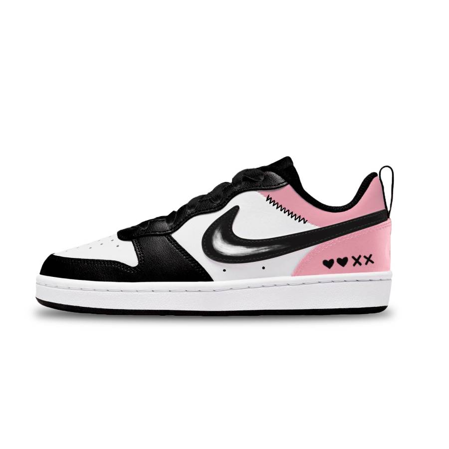 Nike Nike Court Borough Leather Abrasion Resistant Abrasion Resistant Low top Kids' Skateboarding Shoes Unisex