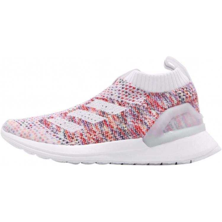Adidas Adidas Rapidarun Slip Resistant Abrasion Resistant Low top Kids Lifestyle Shoes White Teenagers