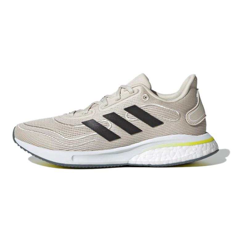 Adidas Adidas Supernova Breathable Low top Kids' Running Shoes Gray Black Teenagers