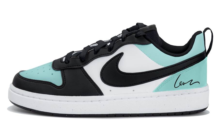 Nike Nike Court Borough Low 2 Leather Low top Kids' Skateboarding Shoes Light Green Teenagers