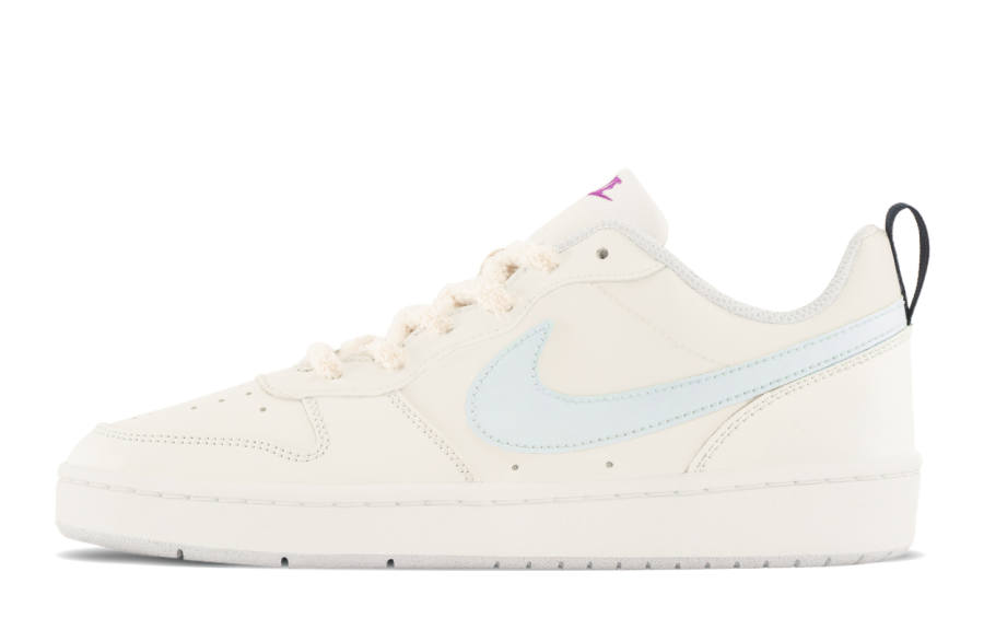 Nike Nike Court Borough Nougat Synthetic Leather Slip Resistant Cushioning Abrasion Resistant