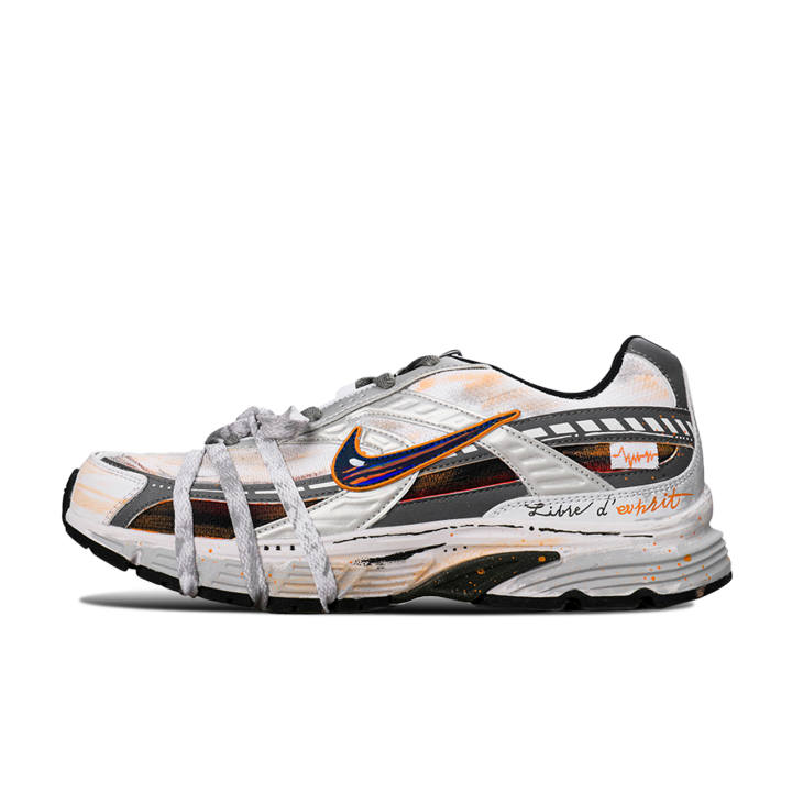 Nike Nike Initiator Wild Orange Synthetic Leather Cushioning Abrasion Resistant Cushioning, Wear Resistant Low top