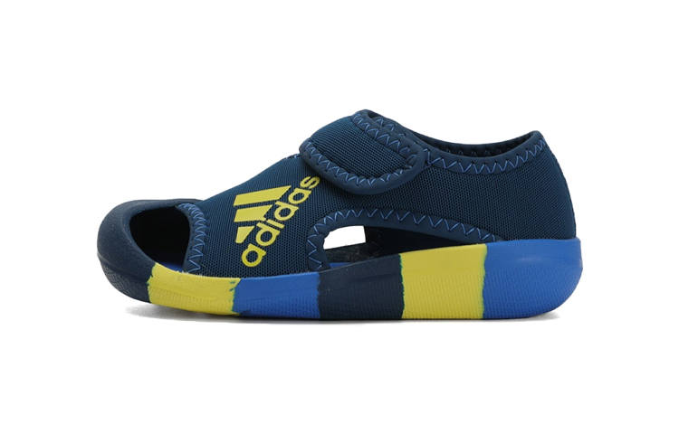 Adidas Neo AltaVenture Woven Comfortable Breathable Low top Outdoor Sandal Blue Yellow Infant And Toddler