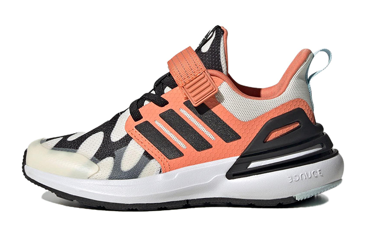 Adidas Adidas Rapida Sport Marimekko Slip Resistant Abrasion Resistant Low top Kids' Running Shoes Orange Black White Kids'