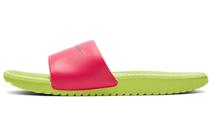 Nike Nike Kawa Slide Slippers Yellow Pink Kids'