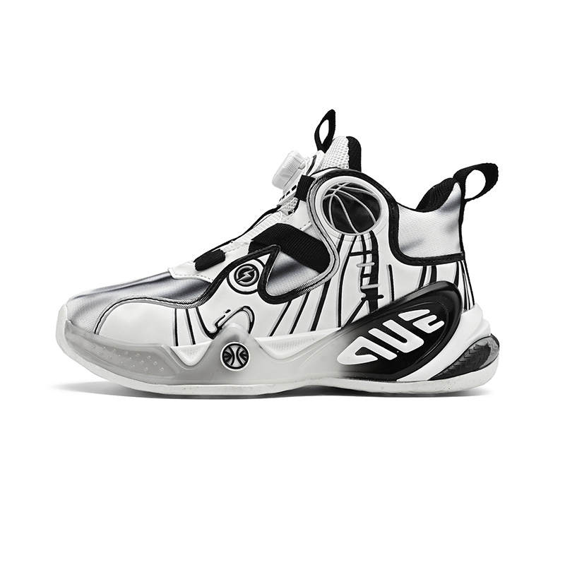 SAINT WATERS Slip Resistant Anti Kick Cushioning Low top Children's Basketball Shoes Kids'