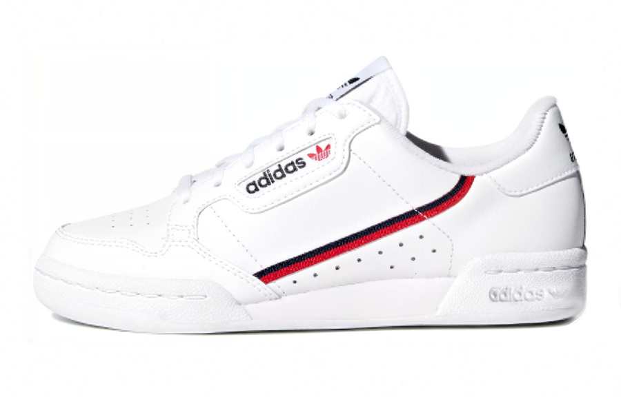 Adidas Originals Adidas Continental 80 J 'White Navy Scarlet'