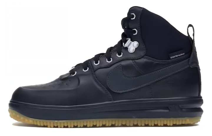 Nike Nike Lunar Force 1 Mid top Skateboard Shoes Black Unisex