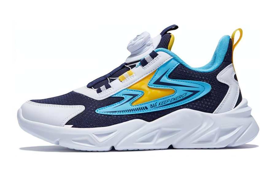 361°KIDS Slip Resistant Cushioning Abrasion Resistant Kids' Running Shoes Dark Blue Kids'
