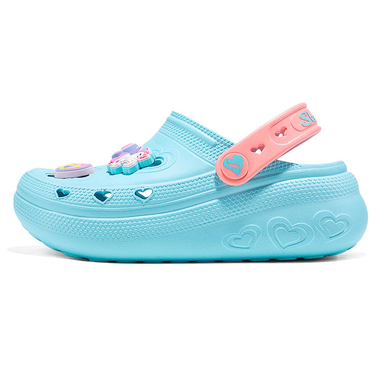 Skechers Kids Abrasion Resistant Breathable Slip Resistant Low top Sandal Light Green Kids'